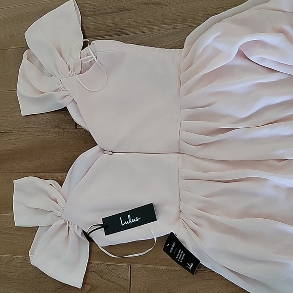 NWT Lulus Make Me Move Maxi Dress Blush Pink Medium - Picture 11 of 11